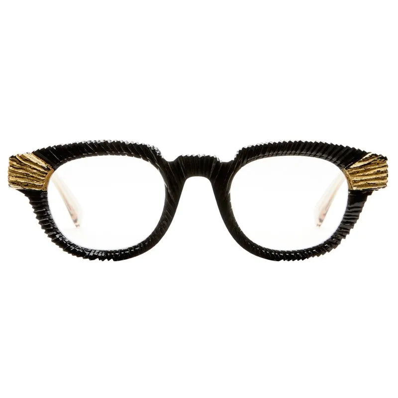 Kuboraum | Maske S1 | Black Shine & Gold Leaf - Niche Bazaar Studio