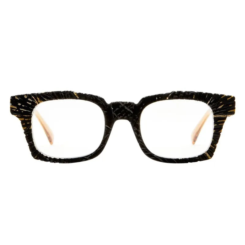 Kuboraum | Maske S3 | Black Matte & Gold Leaf - Niche Bazaar Studio